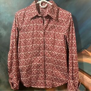 Talbots Holiday Blouse, Size 4P